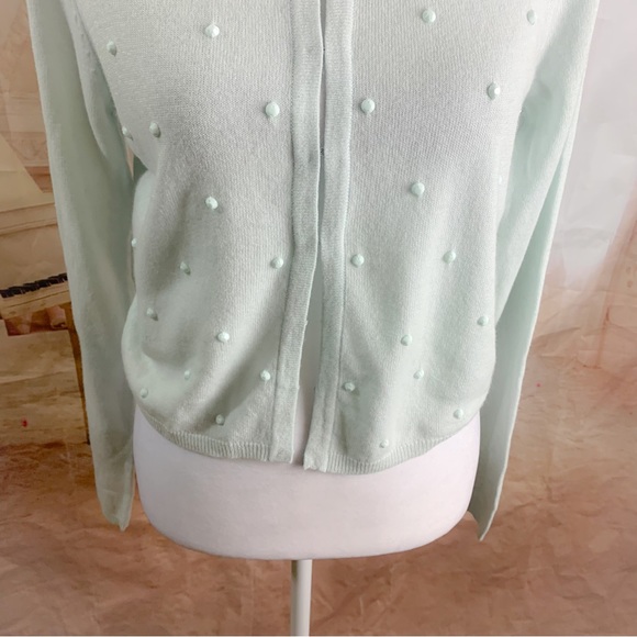 NEW TED BAKER Zeldah Stone Detail cardigan in Mint - Picture 6 of 10
